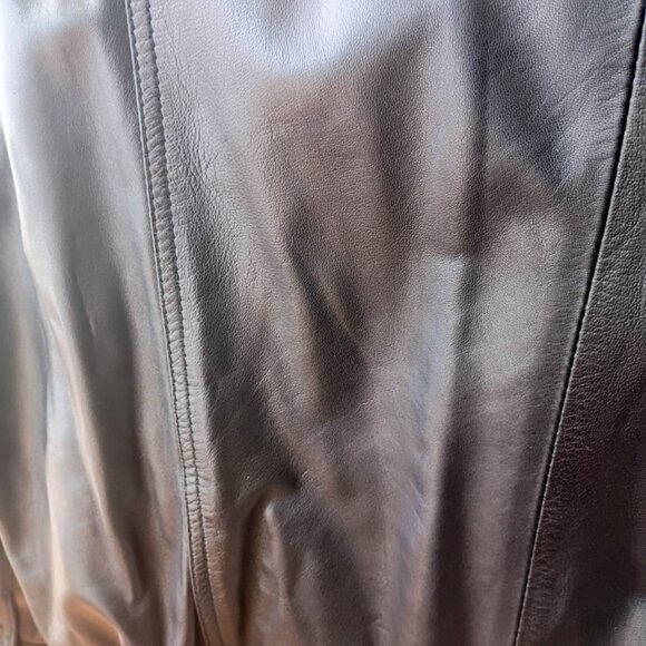 Silky Leather Men's Genuine Black Leather Bomber Jacket | EU 50 - Picture 6 of 14